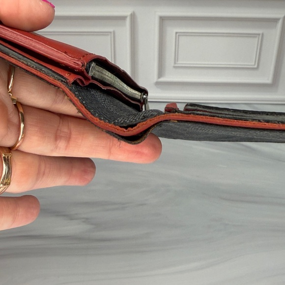 Louis Vuitton Damier Graphite Brazza Long Wallet | Red Interior | Full Inclusion - Picture 13 of 15